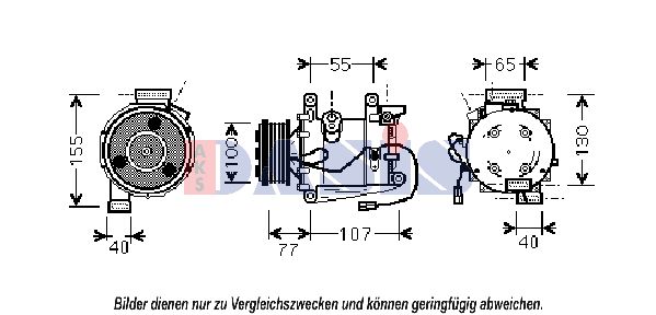 AKS DASIS Kompressor,kliimaseade 851835N